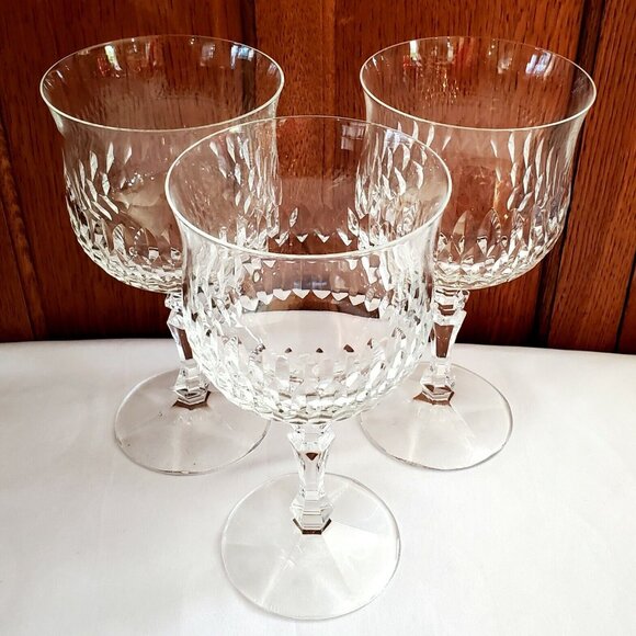 3 Schott Zwiesel Desiree Water Goblets 7.25” crystal ice tea cocktail glasses - Picture 2 of 11
